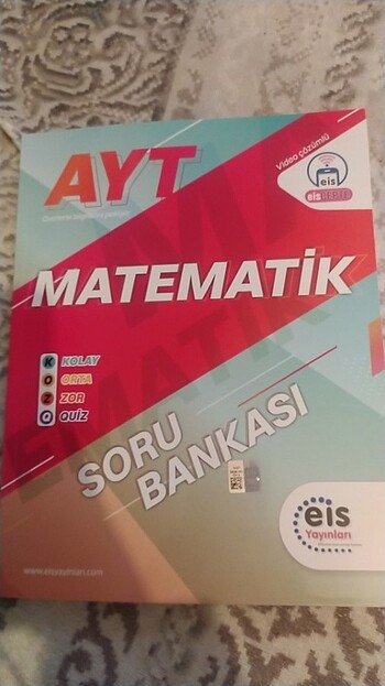 ayt matematik soru bankası eis yayınları 