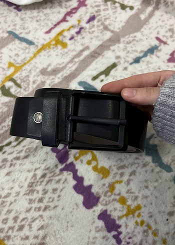 American Vintage Siyah Mat Tokali Erkek Kemer