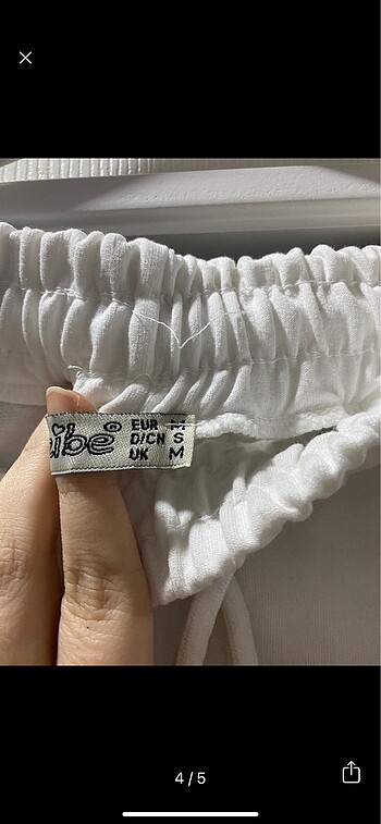 m Beden beyaz Renk Eşofman altı
