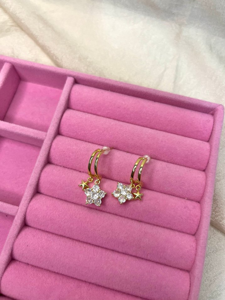 Çelik Sallantılı Küpe - Görsel 2