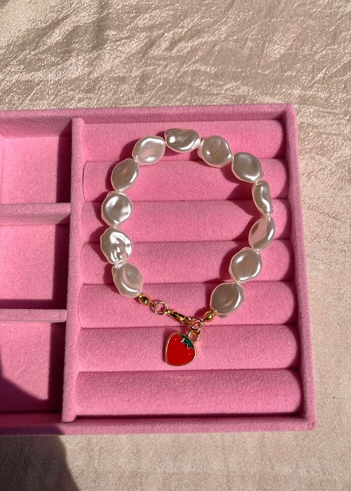 El Yapımı İnci Bileklik - Görsel 2