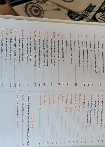  Beden Renk Ayt Kimya bilgi sarmalı Soru Bankası