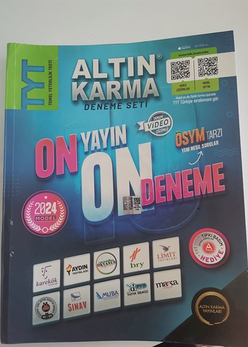 Altın Karma On Yayın Deneme Seti 2024 Model