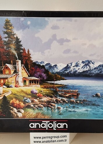Beden 1000 Parça Ev Manzara Göl Hava Puzzle