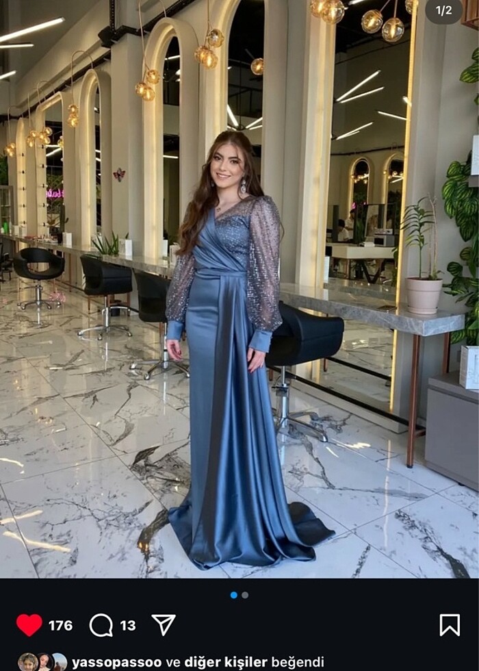 abiye elbise - Görsel 1