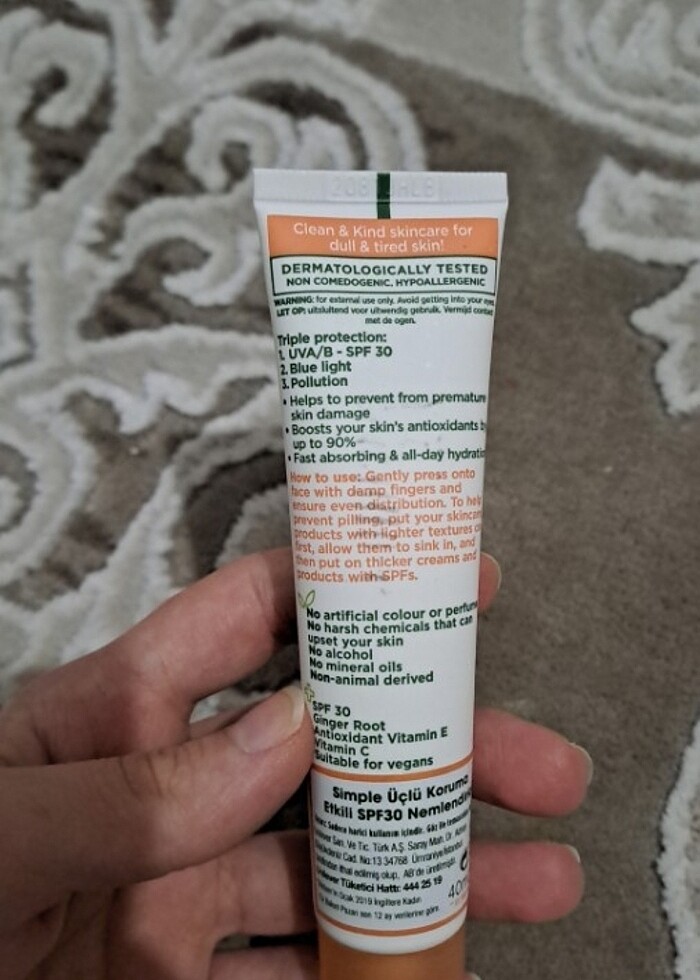 Simple Spf30 Güneş Kremi  - Görsel 2