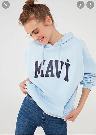 Mavi marka logolu swetshirt