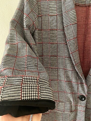 s Beden Blazer ceket ekose ceket
