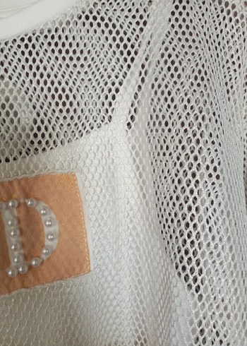 krem Dantel Detaylı cocuk takım - Görsel 6