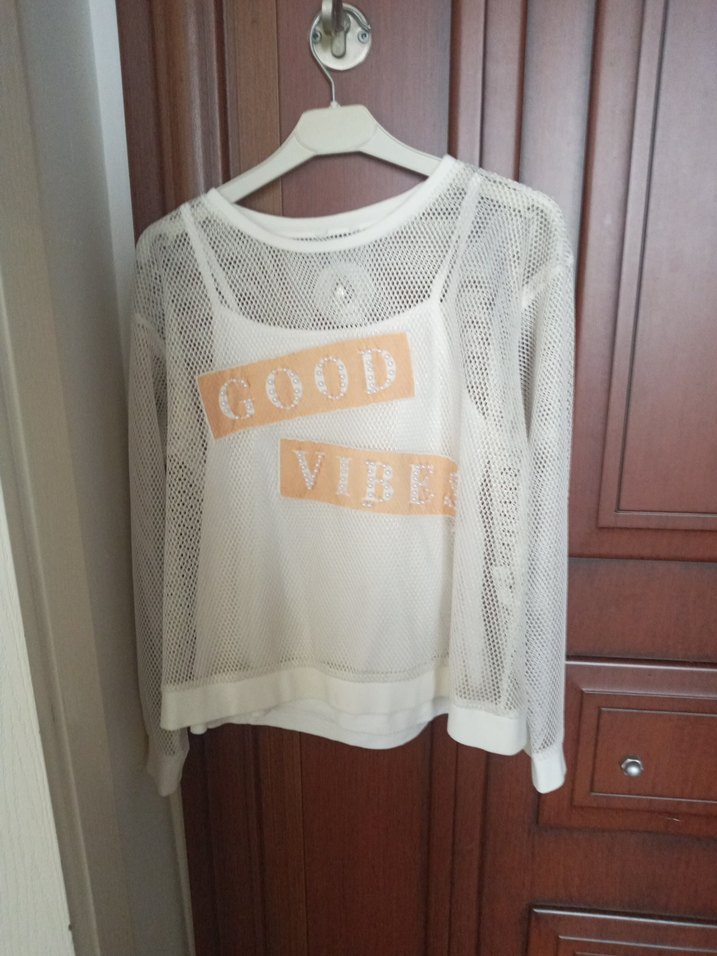 krem Dantel Detaylı cocuk takım - Görsel 2