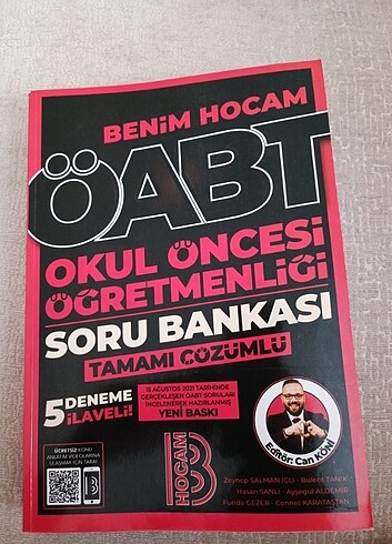 Benim hocam okul öncesi soru bankası 