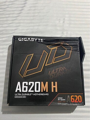 GIGABYTE A620M H 6400MHz DDR5 Soket AM5 Anakart (Sıfır Ayarında)