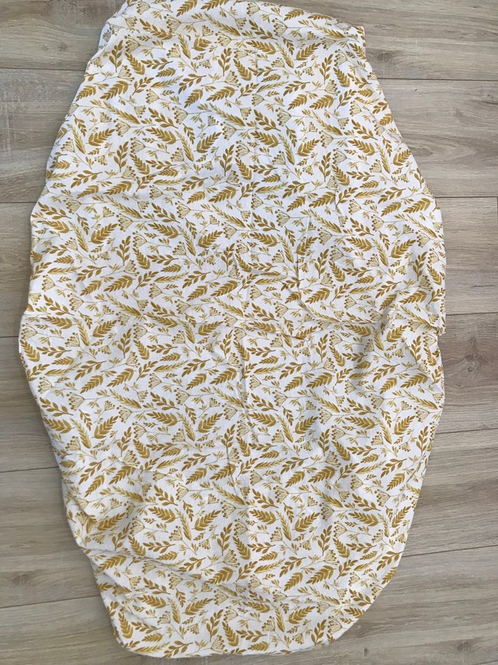 Altın Renkli  bebek Lastikli Çarşaf - Görsel 3