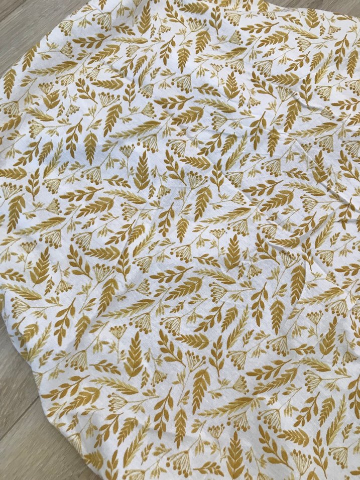 Altın Renkli  bebek Lastikli Çarşaf - Görsel 2