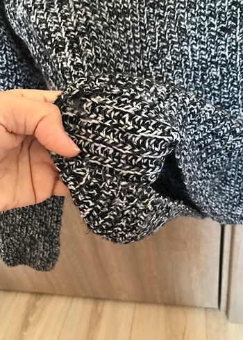 Gri Kısa Balıkçı Yaka Kadın Kazak - Görsel 4