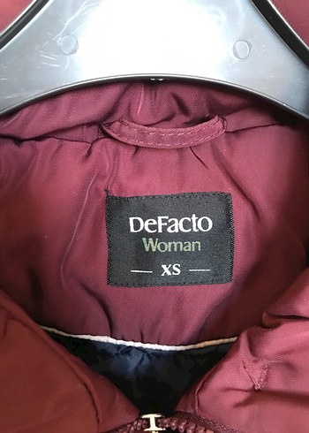 Bordo Kadın Düğmeli Fermuarlı Ceket - Görsel 6