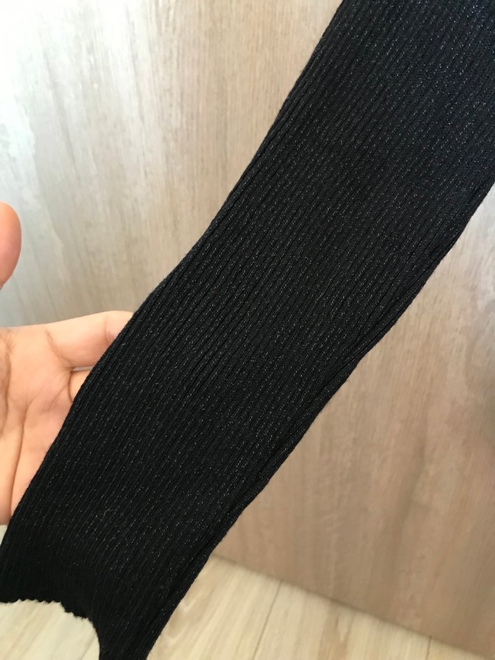 Siyah Kadın Triko Uzun Kollu Kazak - Görsel 3