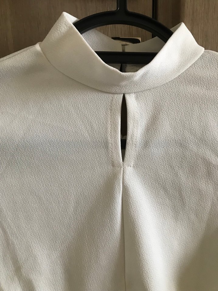 Beyaz Uzun Kollu  Bluz - Görsel 2