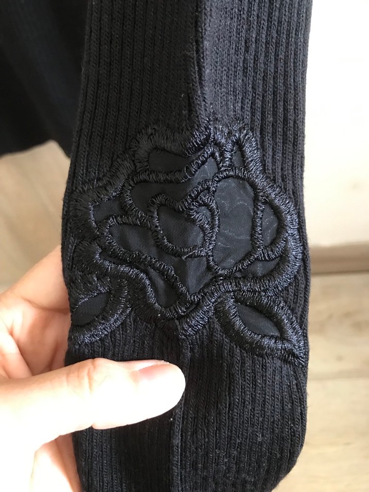 Siyah Kadın Kazak - Görsel 5