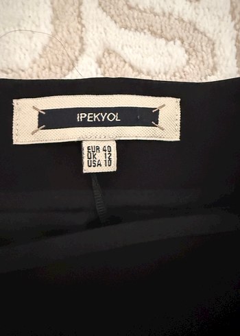 Siyah Midi Kalem Etek, Yırtmaçlı, Ofis Şıklığı - Görsel 5