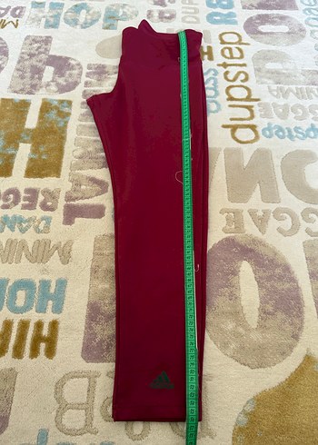 Bordo Kadın Spor Tayt, Normal Boy, Esnek - Görsel 2