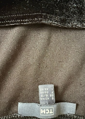 Siyah V Yaka Kadın parlak kadife - Görsel 3