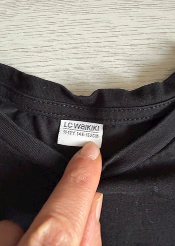 Uzun Kollu Ayıcık Baskılı Siyah Sweatshirt - Görsel 2