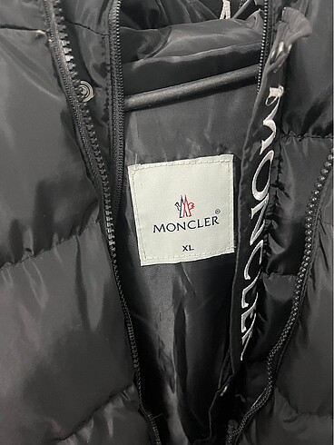 xl Beden siyah Renk Moncler siyah kışlık mont