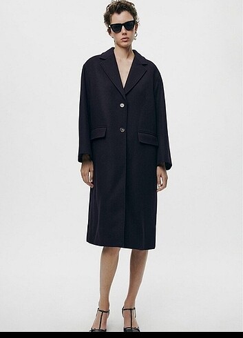 ZARA OVERSIZE YÜN KABAN