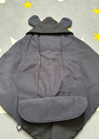 Siyah Kapüşonlu Bebek Tulumu - Görsel 3