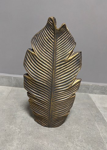 Koyu Altın Yaprak Figürin - Görsel 2