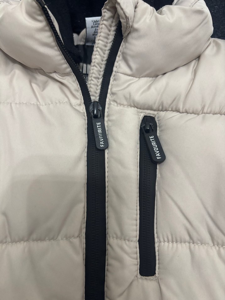 Fermuarlı Erkek Çocuk Bej Yelek - Görsel 2