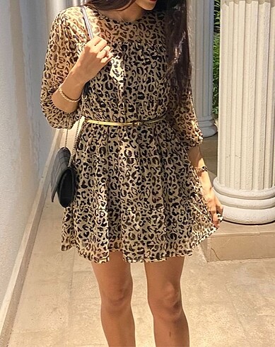 Leopar elbise