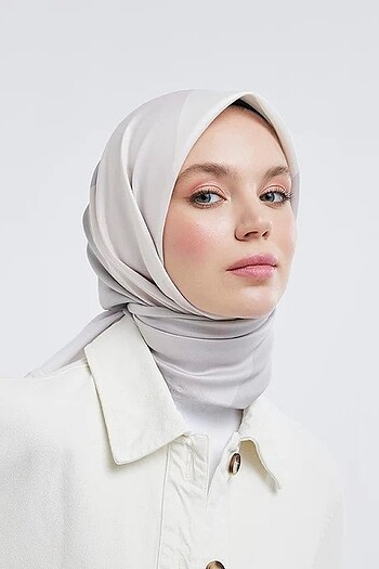 Diğer QEF Degrade Twill Eşarp Ekru