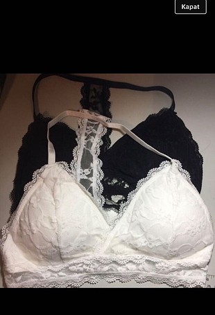 Siyah bralet