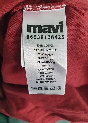 m Beden Mavi tişört