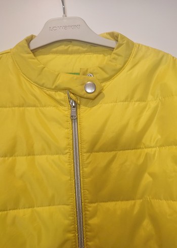 Sarı Fermuarlı mont - Görsel 2