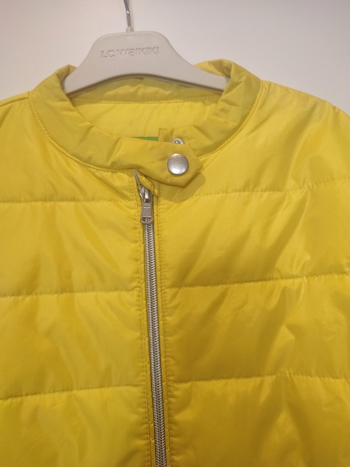 Sarı Fermuarlı mont - Görsel 2