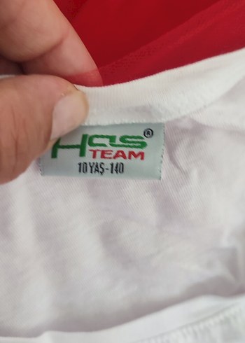 10 Yaş Beden Kız Çocuk Kırmızı Dantel Nakışlı Etek
