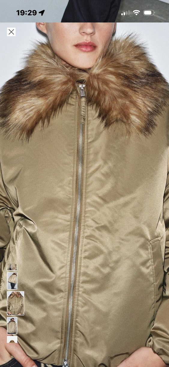 Bej Parlak Kadın Kemerli Ceket - Görsel 3