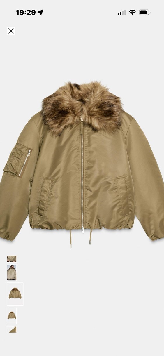 Bej Parlak Kadın Kemerli Ceket - Görsel 5