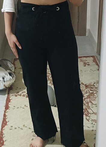 Siyah pallazo 