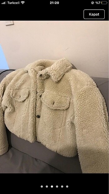 Pull&Bear peluş ceket sıfır ürün !!
