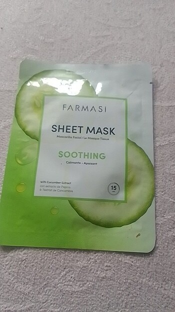 Farmasi Kağıt yüz maskesi