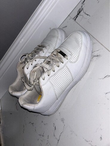 39 Beden Beyaz Sneaker Spor Ayakkabı