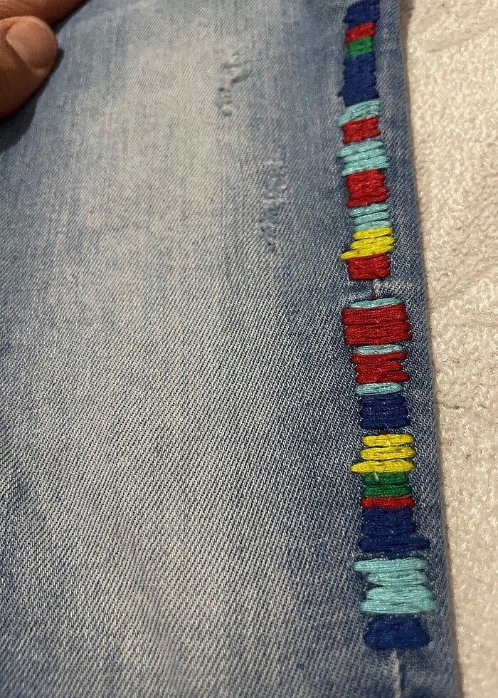 kız çocuk jean - Görsel 2