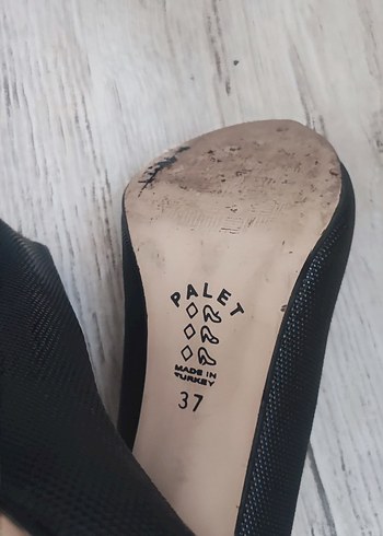 37 Beden Siyah Yılan Desenli İnce Topuklu Stiletto