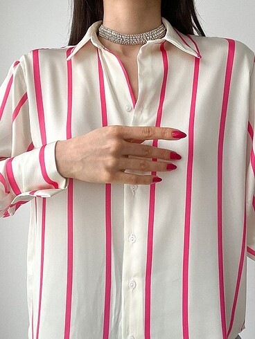 Zara Model İpek Saten Gömlek