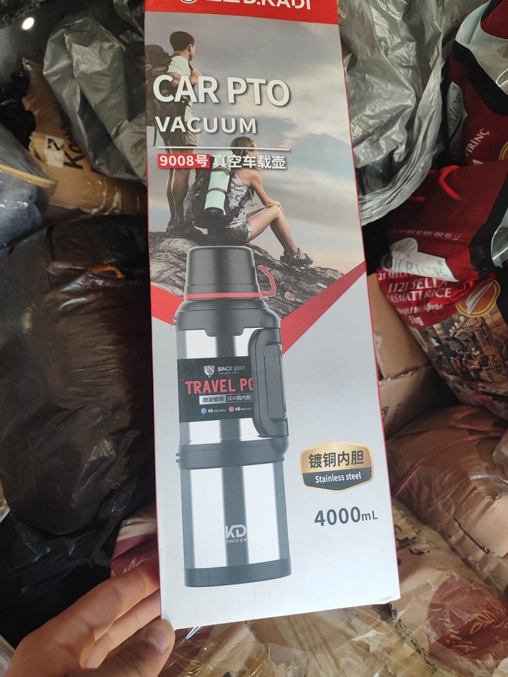 4000 ml Camel Renkli Termos - Görsel 2