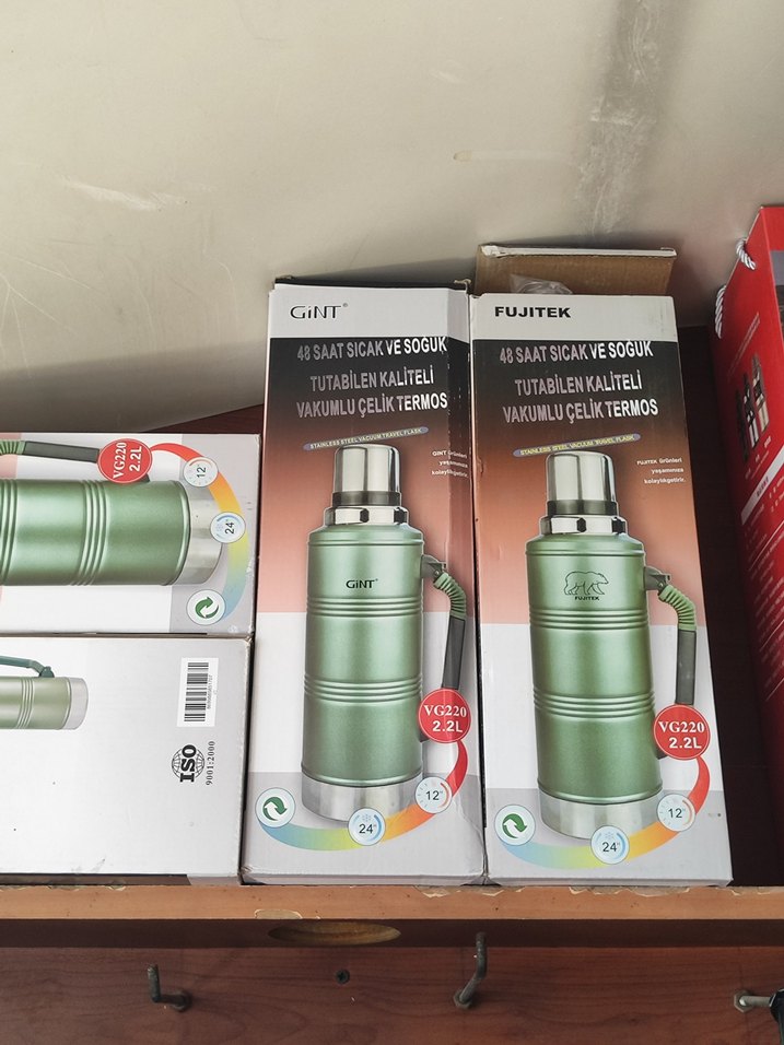 24 Saat Isı Koruma Vakumlu Çelik Termos 2.2L - Görsel 2